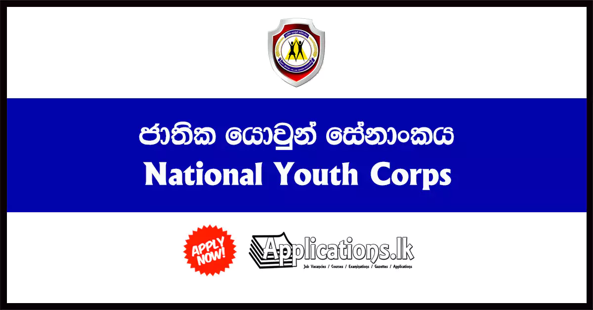 Assistant Director (Training), Administration Officer (Human Resources), Procurement Officer, Technical Officer, Transport Officer – National Youth Corps 2019